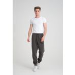 İng drop Tech Fleece Double Face Eşofman Alt Füme