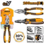 Ingco 200 mm Profesyonel Kalite Pense Ergonomik Tasarım ile Krom Vanadyum Çelikten Üretilmiştir HHCP28200