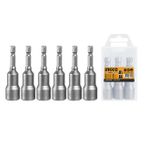 İngco ING-AMN65061 6-12 mm Endüstriyel 6'lı Manyetik Somun Adaptörü Seti