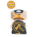 Ingco İngco Metal Metre 5 m x 19 mm Şerit Metre Sarı Renk Düğmeli Ölçüm Ölçme Bükülebilir HSMT880521E