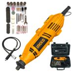 İngco MG1309 52 Parça Gravür Oyma Makinesi Dremel Taşlama Zımpara Kesme Seti