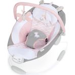 Ingenuity Ana Kucağı, Titreşimli, Oyuncak Çubuğu ve Sesli Bebek Koltuğu, 0-6 Ay, 20 Lbs - Pembe - Beyaz