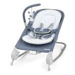 Ingenuity Happy Belly Baby Zıpzıp Koltuk Ve Salıncak, Göbek Masajı Ve Titreşim, Huzursuzluğu Yatıştırmaya Ve Rahatlatmaya Yardımcı Olur, Müzik, Pelüş Tembel Hayvan Oyuncağı, 0-6 Ay, Mavi, Chambray