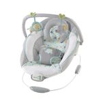 Ingenuity Rahatlatıcı Ana kucağı Bebek Koltuğu, Sesler ve Titreşimler, 0-6 Ay, 9 kg'a Kadar - Morrison, Fil/Aslan Oyuncaklı (Gri/Mavi)