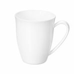 İngiliz Beyaz Porselen Kupa 380ml Mug Tekli Yuvarlak