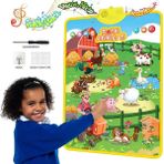 Ingilizce Alfabe Duvar Grafiği Konuşan Abc Mektupları 123S Müzik Poster Yürümeye Başlayan Çocuklar Için Eğitim Öğrenme Oyuncak Hediyeler Renk: Çiftlik Hayvanları (Yurt Dışından) - kutu oyunları