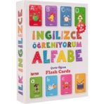 Ingilizce Flash Cards Hafıza Kartları Alfabe Eğitici Bebek Kartları - Pembe