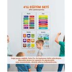 Ingilizce Okul Öncesi - Ilköğretim Çocuk 4'lü Eğitim Seti-3 Pvc Laminasyonlu Poster 30X42 cm