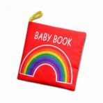 İngilizce Renkli Bebek Kumaş Sessiz Kitap E120 - Bez Kitap