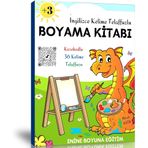 İngilizce Telaffuzlu Boyama Kitabı Enine Boyuna Eğitim