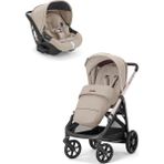 Inglesina Aptica Glam Tek El Tek Hamle ile Katlanıp Açılan Çift Yön Bebek Arabası -Ana Kucağı Hediyeli - Pashmina Beige