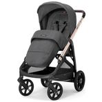 Inglesina Aptica Glam Tek El Tek Hamle ile Katlanıp Açılan Çift Yön Bebek Arabası Velvet Grey
