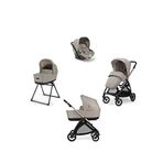 Inglesina Electa+ Battery Beige Stantlı 4'lü Seyahat Sistem Bebek Arabası - Bej