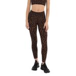 Inguz Leopar Desen Seamless Toparlayıcı Tayt