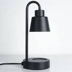 INIFLM Mum Isıtıcı Lamba, Metal Üst Işık Isı Eriyen Balmumu, Düzenlenebilir Isı ile Kısılabilir Mum Lamba Isıtıcı, Kokulu Mumlar için Elektrikli Eritme Lambası(110V Siyah)