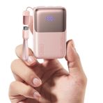 INIU Power Bank, 45 W 10000 mAh Mini Powerbank Dizüstü Bilgisayar için, Güçlü USB-C Kablosu, Yüksek Hızlı Taşınabilir Şarj Cihazı USB C Giriş ve Çıkış, iPhone 16/15/14/13, Samsung, Google, MacBook