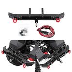 INJORA RC Arka Tampon Arka Tampon RC Tampon Arka 1:10 RC Crawler Axial SCX10 III AXI03007 için (siyah)
