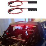 INJORA RC LED Işık Çubuğu 2 Adet RC Fren Lambası Exalted Brake Light RC Fren Lambası 1/10 RC Crawler Axial SCX10 90046 Wraith RR10 Traxxas TRX-4 D90 Tamiya (32 mm)