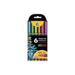 Ink Fineliner 6'lı Neon Klasik Ince Uçlu Kalem - -- - Option-1