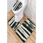İnka Halı Antibakteriyel Yıkanabilir Kaymaz Dot Taban 3'lü Klozet Takımı (60CM x 100CM - 55CM x 60CM - 47CM x 50CM) İNKZ6051
