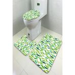 İnka Halı Antibakteriyel Yıkanabilir Kaymaz Dot Taban 3'lü Klozet Takımı (60CM x 100CM - 55CM x 60CM - 47CM x 50CM) İNKZ6086