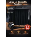 inkarix 2 adet oto yan cam güneşlik perde tüm araçlara uyumlu gizlilik perdesi