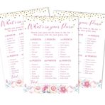 Inkdotpot 50 Çantanızda Ne Varsa Bebek Partisi Oyun Kartları It's A Boy It's A Girl Aktivite Kartları Parti Fikri Cinsiyet Açıklama Konfeti Bebek Partisi Parti Malzemesi