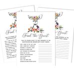 Inkdotpot 50 Find The Guest Baby Shower Oyun Parti Malzemeleri Cinsiyet Nötr Geyik Hayvan Buzkıran Parti Oyunu