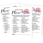Inkdotpot 50 Yaprak Telefonunuzda Neler Varsa Bebek Partisi Oyun Kartları Dinozor Orman Hayvanları Aktivite Kartları Parti Fikri Bebek Partisi Parti Malzemesi