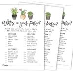 Inkdotpot 50'li Paket Cactus Taco'bout Love Whats in Your Wallet Gelin Duş Oyunu Düğün Duş Bekarlığa Veda Partisi Toplu Etkinlik Oyun Kartları