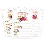 Inkdotpot 50'li Paket, Erkek Bebek Duş Partisi Koleksiyonu, Çocuk Kitapları Pctionary Baby Shower Parti Oyunları, Aktiviteler, Süslemeler, Bazı Balkabağı Partisi Malzemeleri