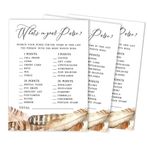 Inkdotpot 50'li Paket Feathers Whats in Your Wallet Gelin Duş Oyunu Düğün Duş Bekarlığa Veda Partisi Toplu Aktivite Oyun Kartları