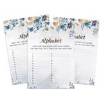 Inkdotpot 50'li Paket, Kız Bebek Duş Partisi Koleksiyonu, Bebek Abc Oyunları, Eğlenceli Bebek Partisi Oyunları, Aktiviteler, Süslemeler, Çiçek Temalı Parti Malzemeleri
