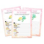 Inkdotpot 50'li Paket, Kız Bebek Duş Partisi Koleksiyonu, Resimli Kitap Bebek Duş Partisi Oyunları, Aktiviteler, Süslemeler, Deniz Kızı Teması Parti Malzemeleri