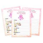 Inkdotpot 50'li Paket, Kız Bebek Partisi Koleksiyonu, Çocuk Kitapları Resimli Kitap Bebek Duş Partisi Oyunları, Aktiviteler, Süslemeler, Deniz Kızı Partisi Malzemeleri