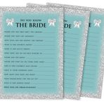 Inkdotpot 50'li Paket Simli Gelin How Well Do You Know The Bride Gelin Partisi Bekarlığa Veda Partisi Oyunu En İyi Etkinlik Kartları
