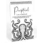 Inkdotpot Ahtapot Sürekli Takvim, Hatırlanması Gereken Önemli Tarihler- 6x9 Özel Günler için Aylık ve Günlük Duvara Asılan Günlük- Doğum Günleri- Yıldönümleri Kitabı Doğum Günü Hediyesi Planlayıcısı