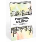 Inkdotpot Desert Print Perpetual Takvim, Hatırlanması Gereken Önemli Tarihler- 6x9 Özel Günler için Aylık ve Günlük Duvara Asılan Günlük- Doğum Günleri- Yıldönümleri Kitabı Doğum Günü Hediye Planlayıcısı Organizatör-FK