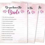 Inkdotpot How Well Do You Know The Bride Gelin Partisi Bekarlığa Veda Partisi Oyun Aktivite Kartları 50'li Paket Suluboya Sıçraması Gelin En İyi Bilenler