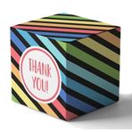 Inkdotpot Küçük Kağıt Kutusu - Bebek Duş için Mini Favor Kutusu 5x5x5 cm Kağıt Hediye Kutuları, Parti Hediyeleri için Şeker Kağıt Kutusu, Bebek Duş Gökkuşağı, Kız/Erkek Teması - 20'li Paket