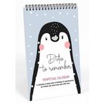 Inkdotpot Penguin Kalıcı Takvim, Önemli Tarihler - Önemli Tarihler - Özel Günler için 6x9 Aylık ve Günlük Duvara Asılan Günlük - Doğum Günleri - Yıldönümleri Kitap Doğum Günü Hediyesi Planlayıcı Organizer-T9