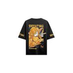 INKER PRINT Demon Slayer Jenitsu T-Shirt, Siyah, XL