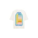 INKER PRINT Sunset Portal T-Shirt, Beyaz, S