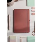 inkglo Taba Çizgili Defter Sert Kapaklı Tarihsiz Ajanda Not Defteri 13x21 cm