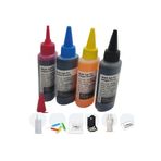 inkjet HP 650 Kartuş Uyumlu Mürekkep Seti (4x100 Ml)
