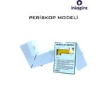 inkspire Basit Periskop Yapım Seti 1 Paket Karton Aynalı Periskob Model Seti Fen Bilimleri Deney Seti