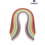inkspire Quilling Seti 10 mm 50 cm 1 Paket Telkari Renkli Kağıt Katlama Kıvırma Kalın Quling Seti Kuiling