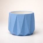 İnlakechandmade Geometrik Beton Dekoratif Saksı | El Yapımı Premium Tasarım | Modern Masa Üstü | 10 Cm