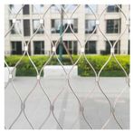 Inless Çelik Halat Ağı, 304 Paslanmaz Çelik Halat Ağı, Esnek Kablo Tel Halat X-Tipi Mesh, 6cm/1.5mm Balkon Hayvan Kanatlı Bariyer Çiti için Güvenlik Ağı (1,5x24m/4,9x78,7ft)