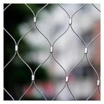 Inless Çelik Halat Ağı, 304 Paslanmaz Çelik Halat Ağı, Raylı Korkuluk Merdiven Güvenlik Ağı, Balkon için 6 cm/1,5 mm Güvenlik Ağı, Çelik Metal Bahçe Hasır Ağı (0,6 x 15 m)